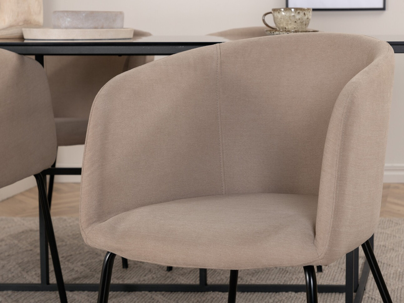 Dining set Dallas 3044 (Cream + Black)