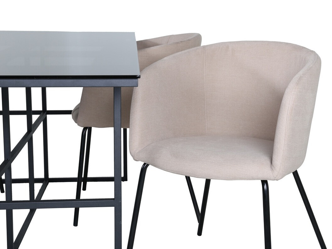 Dining set Dallas 3044 (Cream + Black)