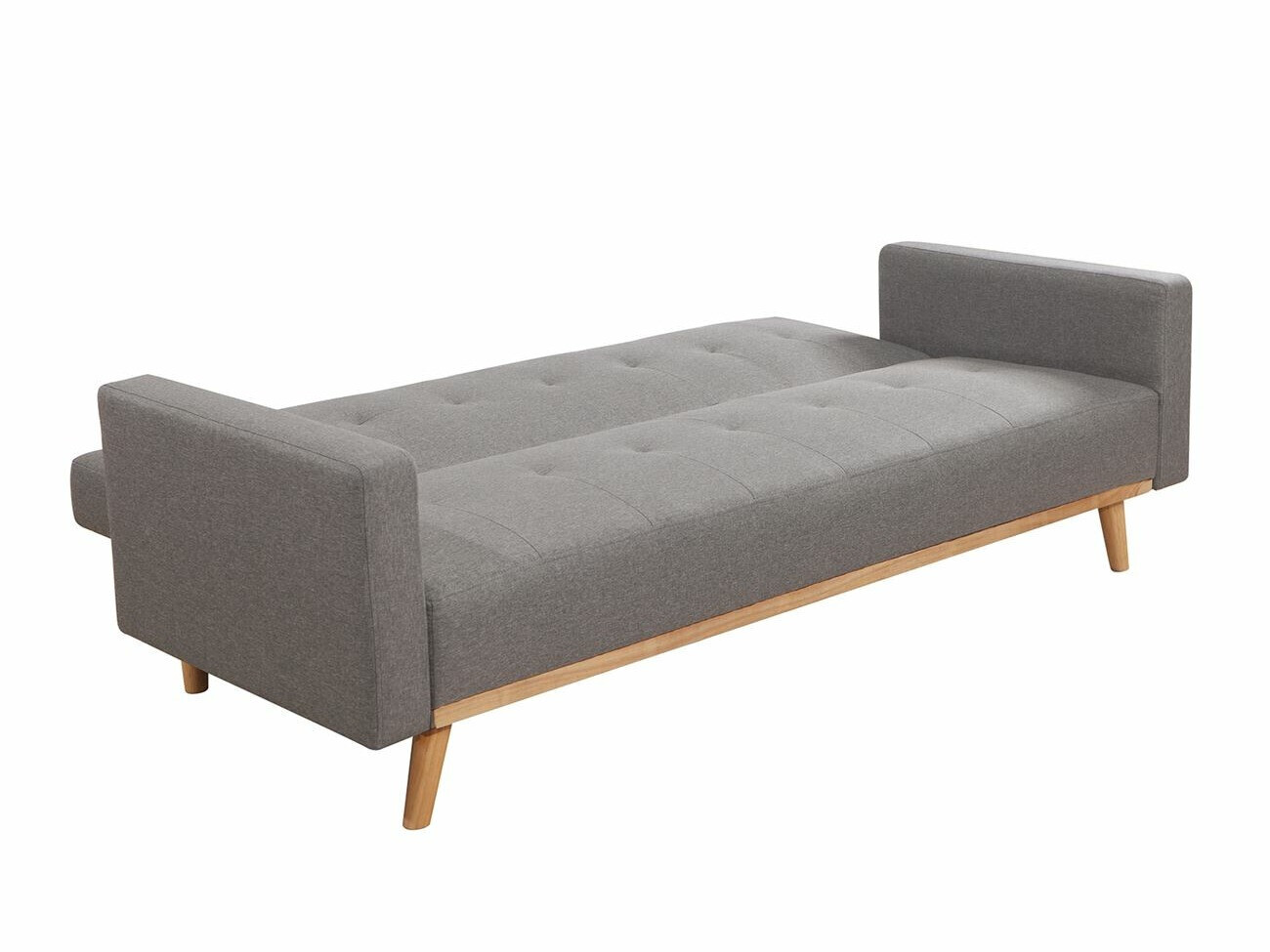 Καναπές κρεβάτι Mesa 187 (Γκρι + Καφέ)