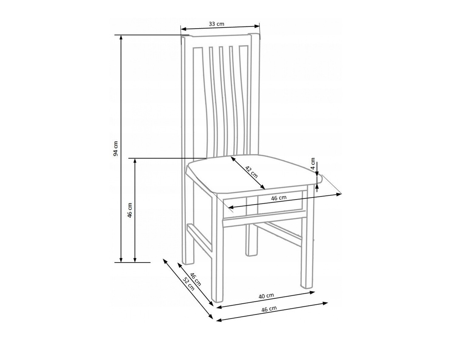 Chair Houston 262 (Sonoma oak)