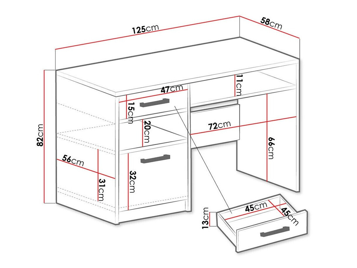 Γραφείο Rosa (Πράσινο + Χρυσό)