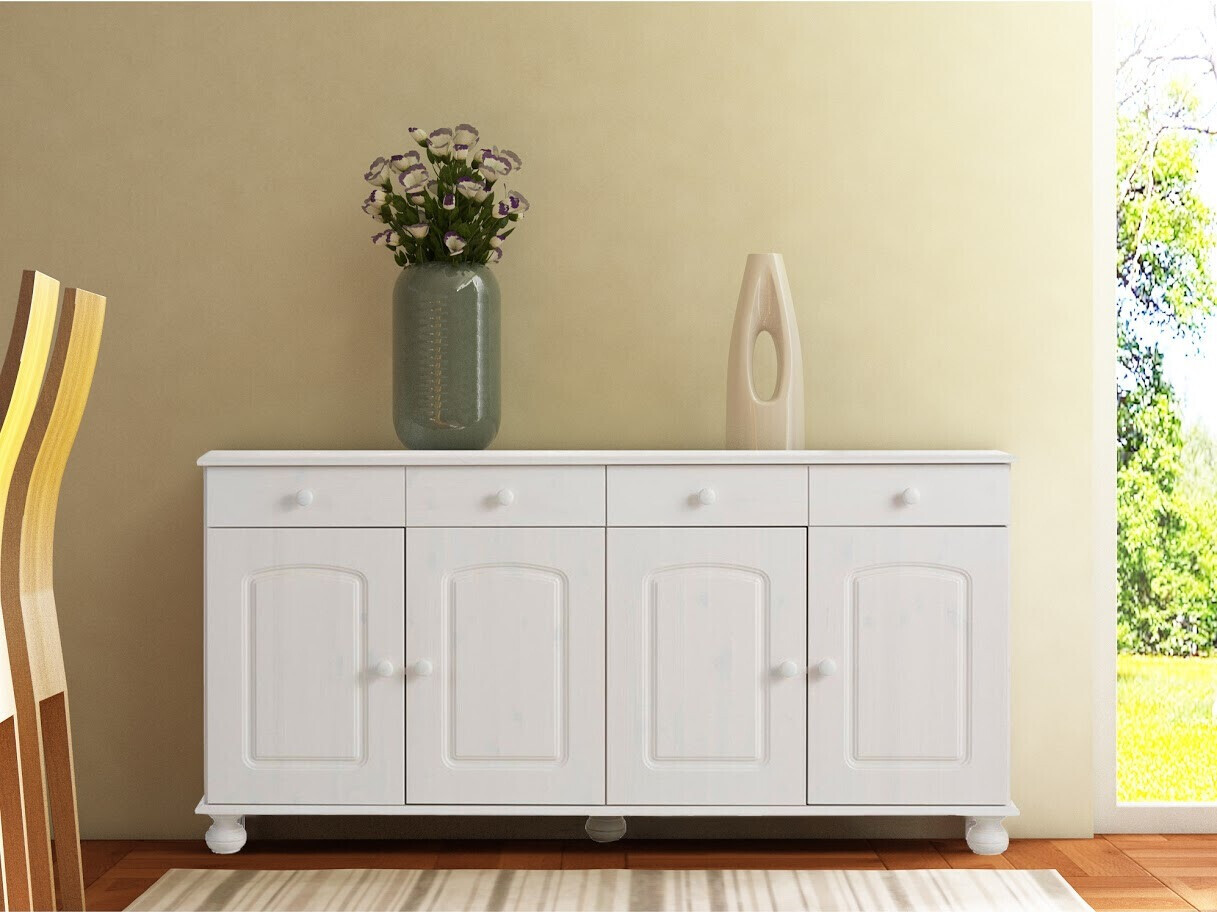Chest of drawers Fenlaru 106 (White)