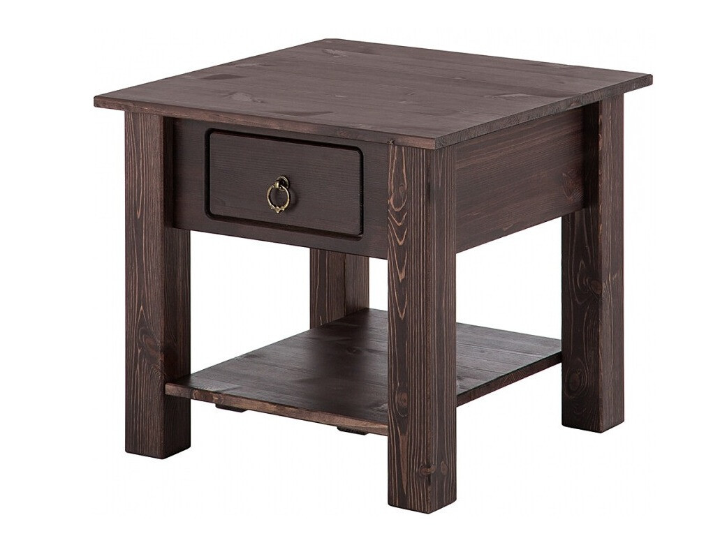 Βοηθητικό τραπεζάκι Denton 121 (Σκούρο καφέ)