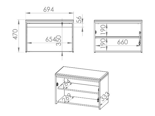 Shoe cabinet Vosoe 101