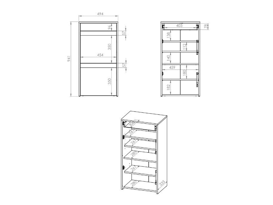 Shoe cabinet Vosoe 103
