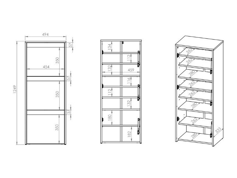 Shoe cabinet Vosoe 104