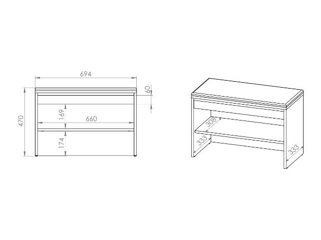 Shoe shelf Vosoe 102
