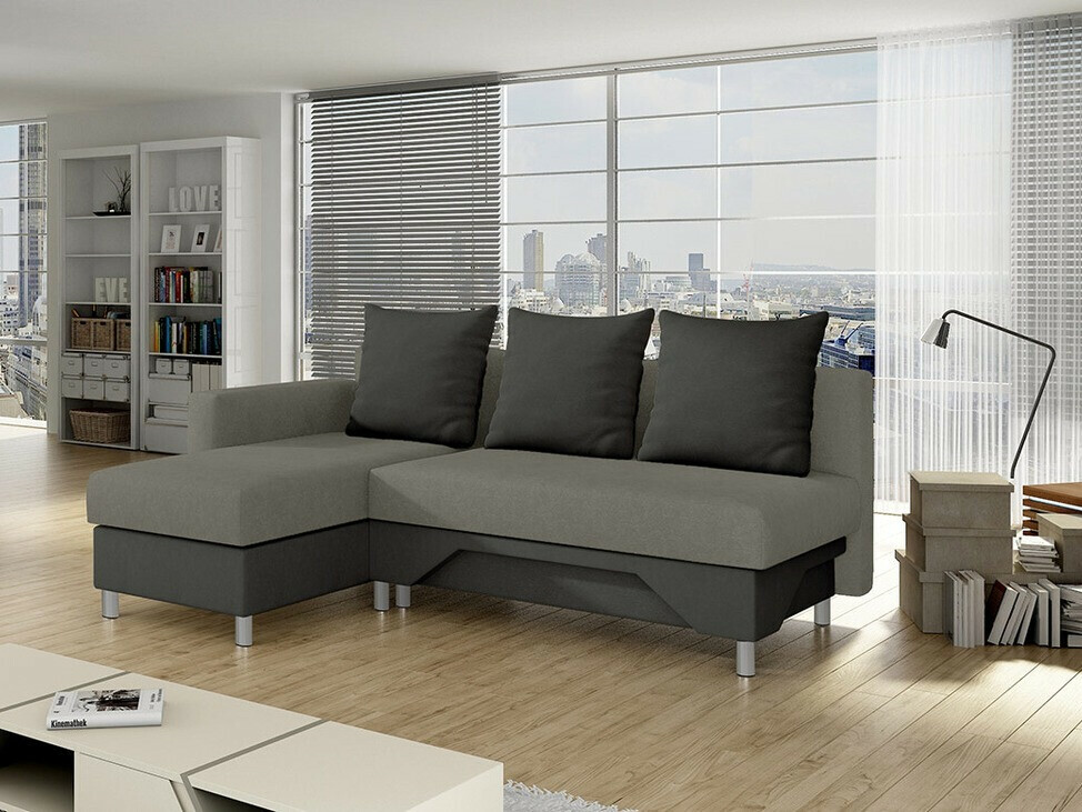 Corner sofa Akron 100 (Suedine 1008 + Suedine 1024)