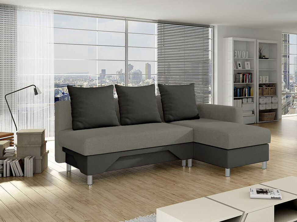 Corner sofa Akron 100 (Suedine 1008 + Suedine 1024)