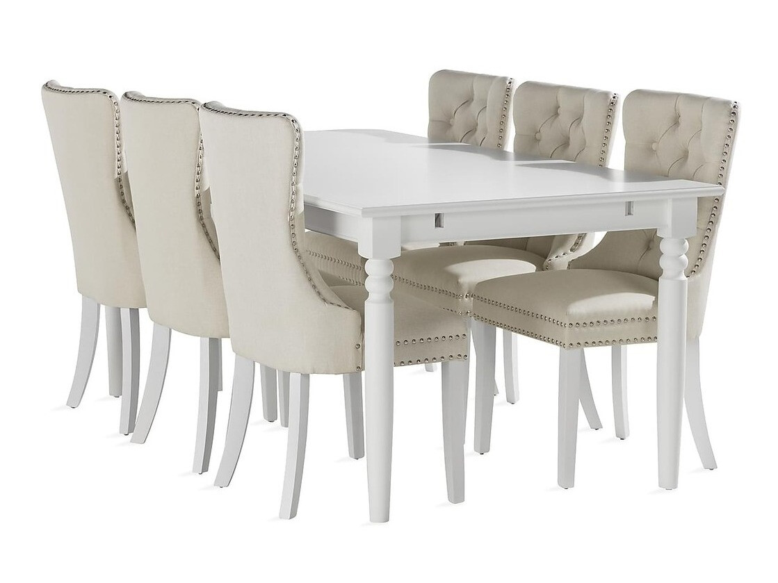 Σετ τραπεζαρίας Parkland 309 (Άσπρο + Beige)
