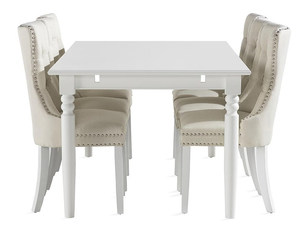 Σετ τραπεζαρίας Parkland 309 (Άσπρο + Beige)