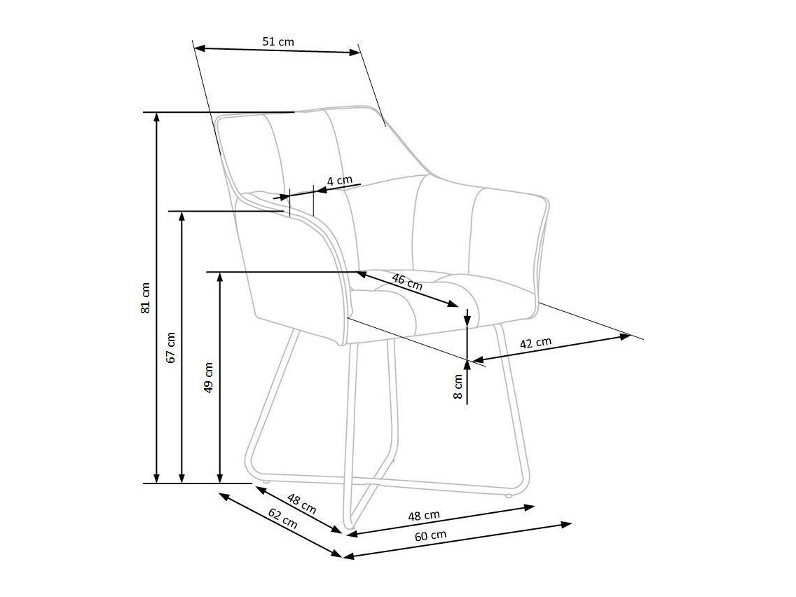 Chair Houston 834 (Beige)