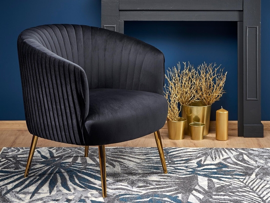 Πολυθρόνα Houston 824 (Μαύρο)