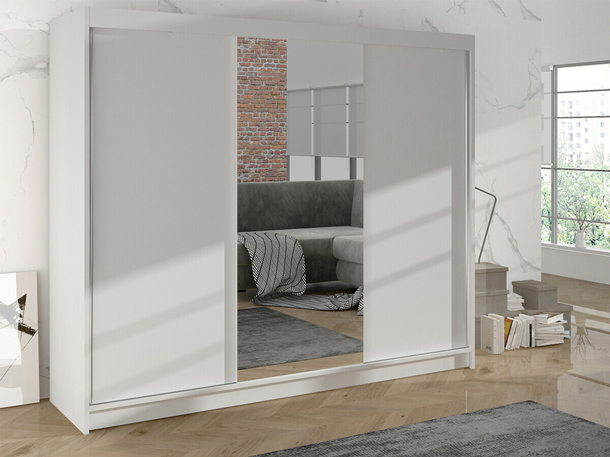 Wardrobe Closico Durion I (White)