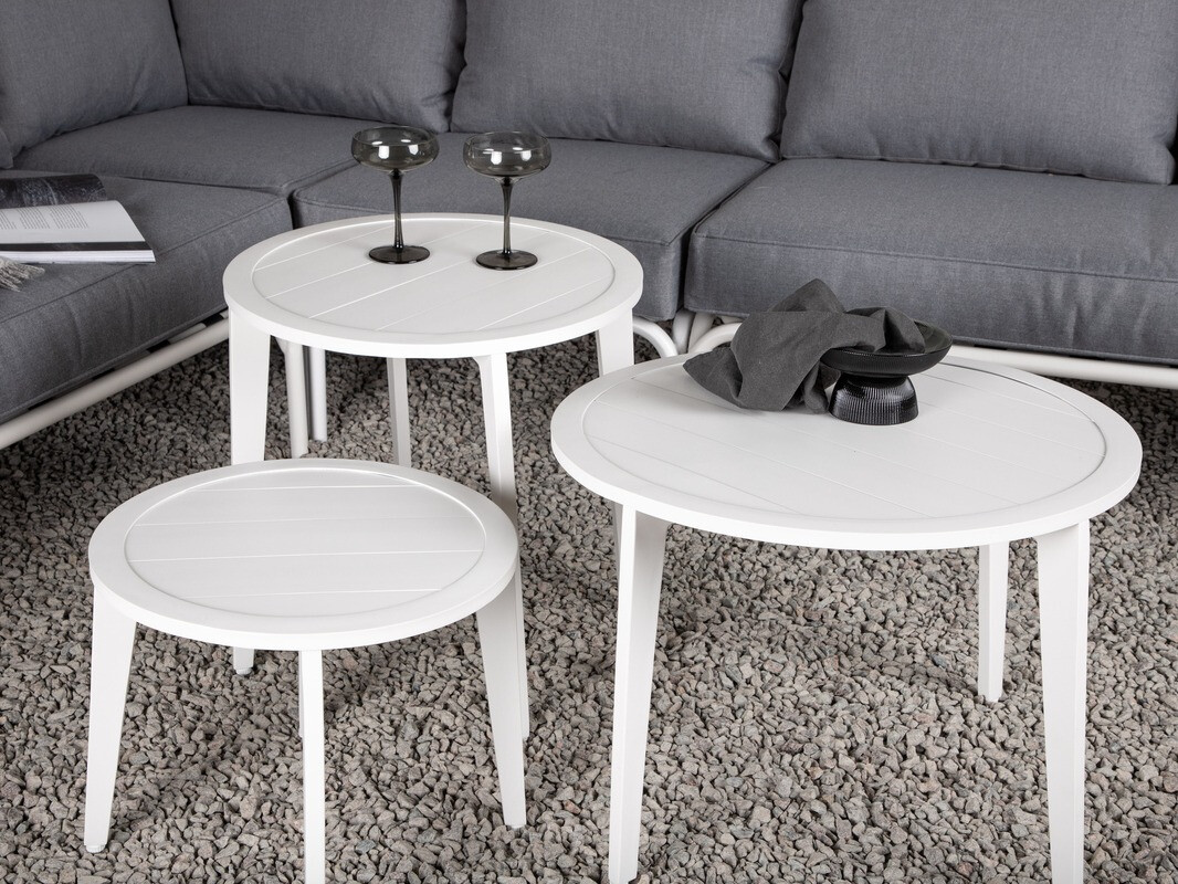 Outdoor furniture set Dallas 1084 (Grey + White)
