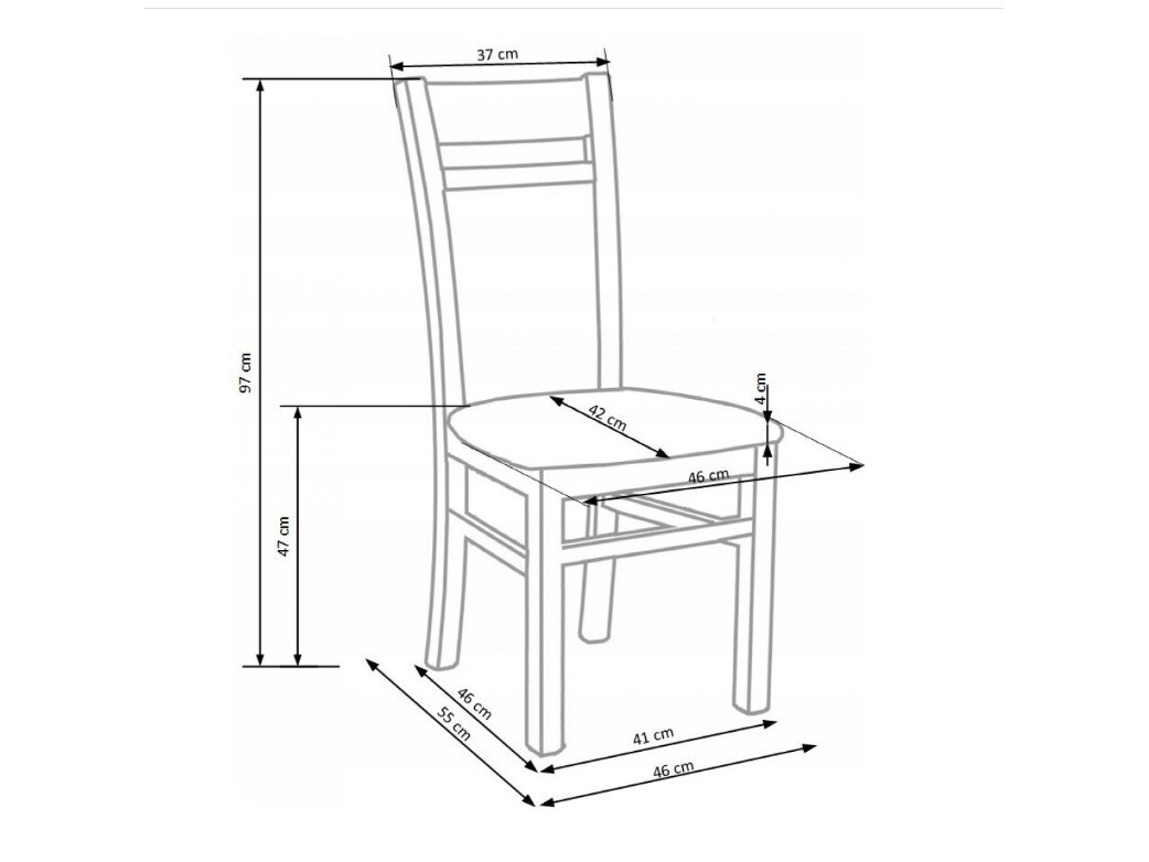 Chair Houston 260 (Nut + Cream)