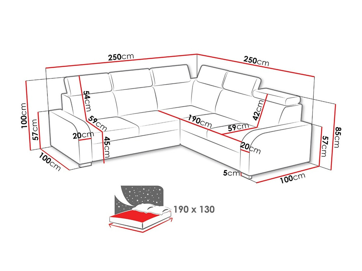 Γωνιακός Καναπές Etrcala 101 (Crown 18)