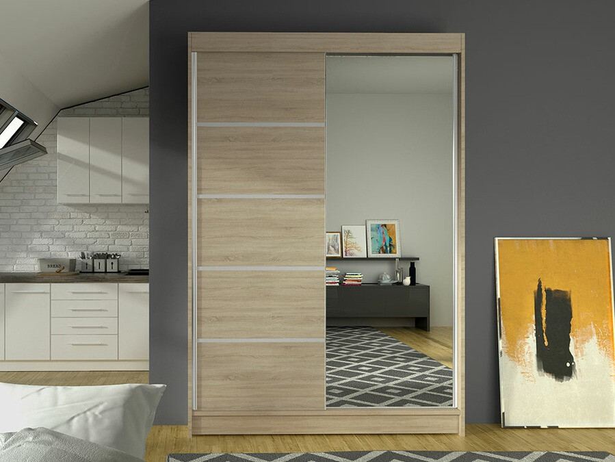 Ντουλάπα Closico Salvor III (Sonoma οξιά)