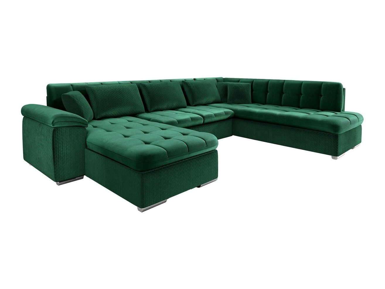 Corner sofa Comfivo Gemma V (Magic Velvet 2225-151 + Venus Velvet 2941)