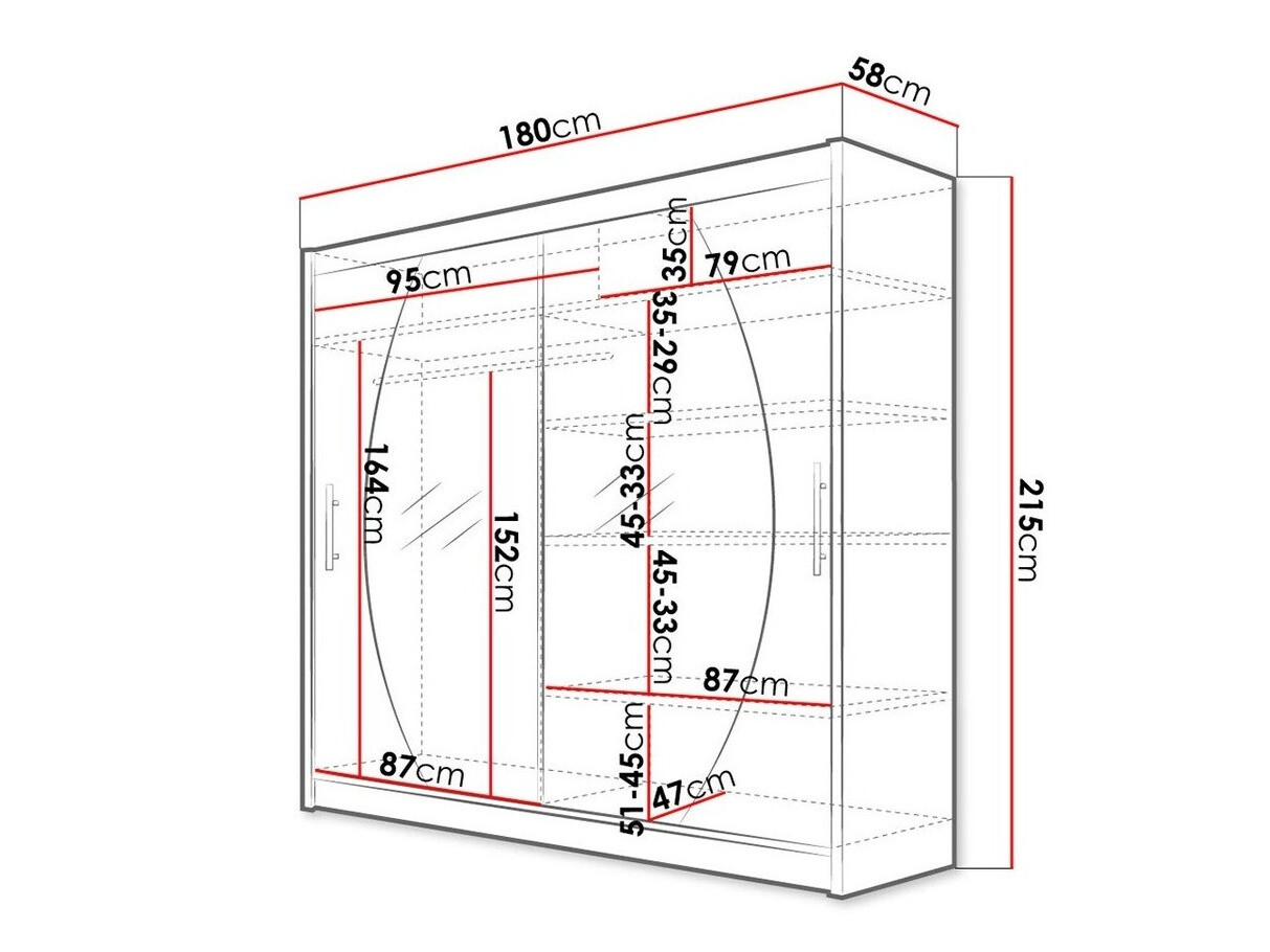 Ντουλάπα Closico Pallor IV (Άσπρο)