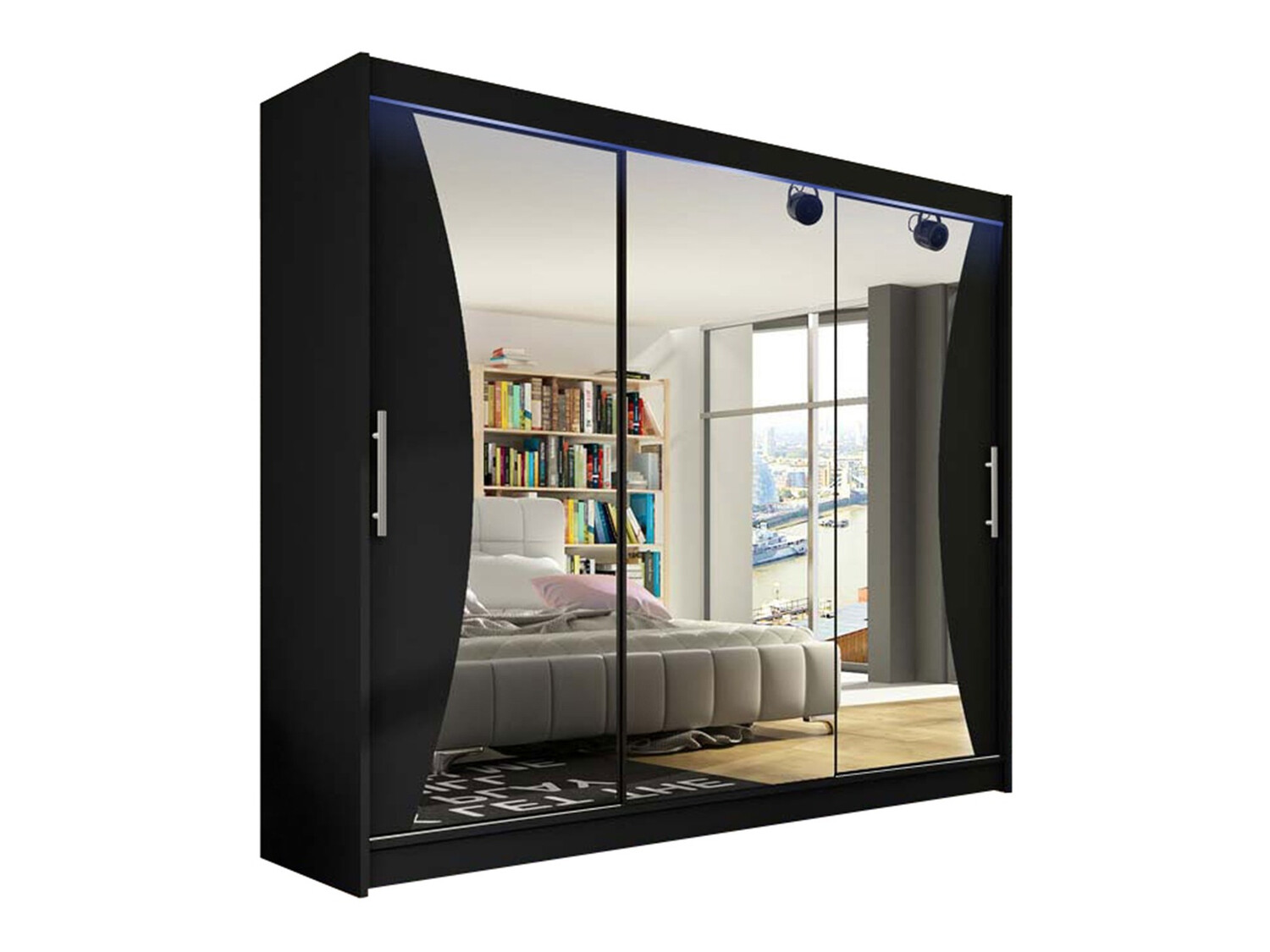 Ντουλάπα Closico Ordo IV (Μαύρο)