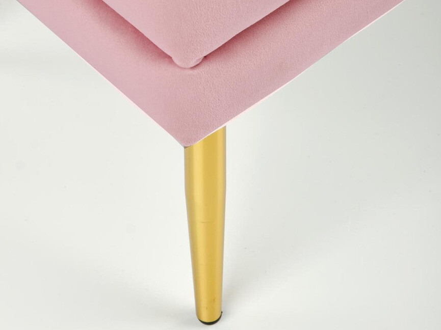 Upholstered bench Houston 1255 (Pink + Golden)