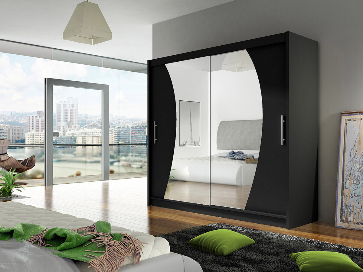 Ντουλάπα Closico Pallor IX (Μαύρο)