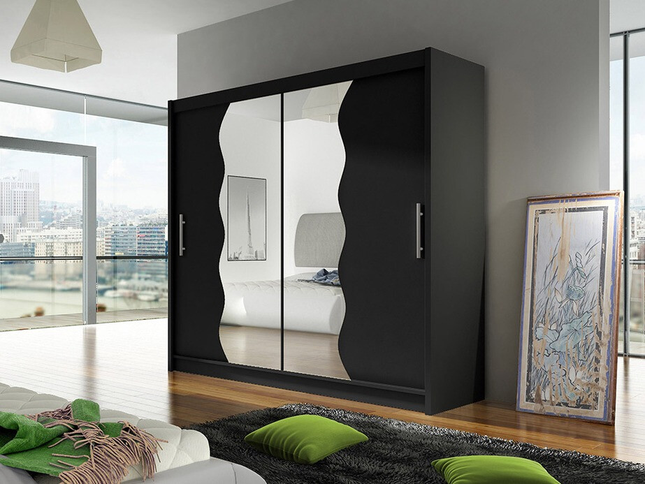 Ντουλάπα Closico Pallor X (Μαύρο)