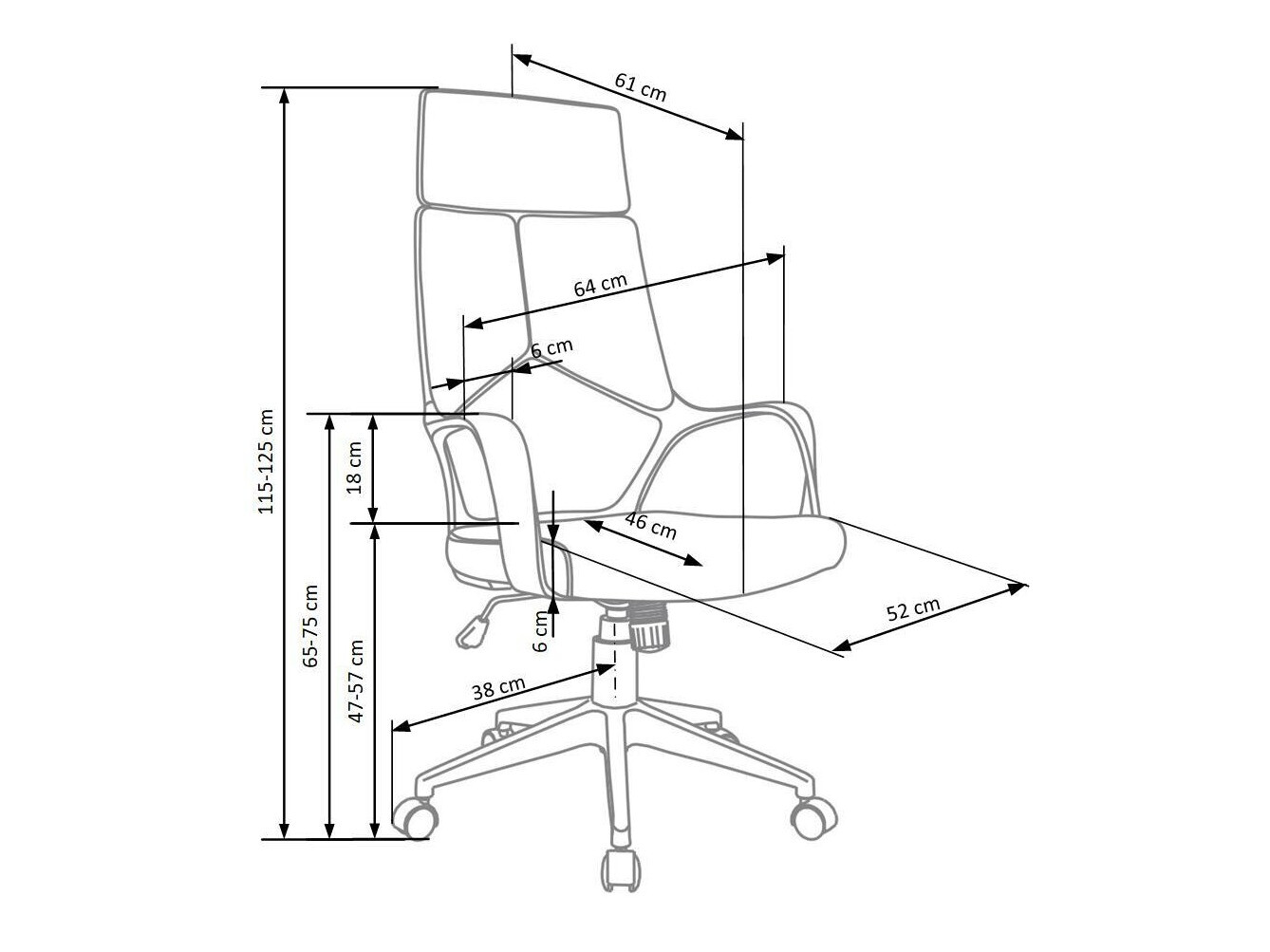 Office chair Houston 1201
