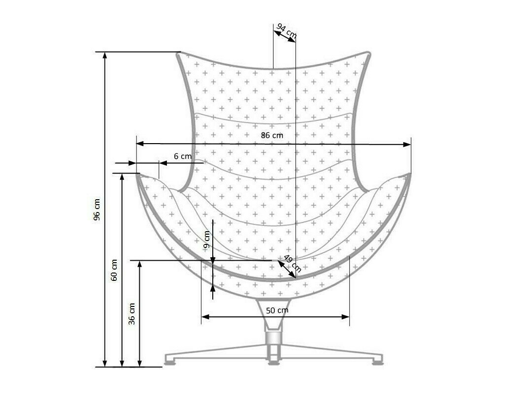 Πολυθρόνα Houston Laetus (Καφέ)
