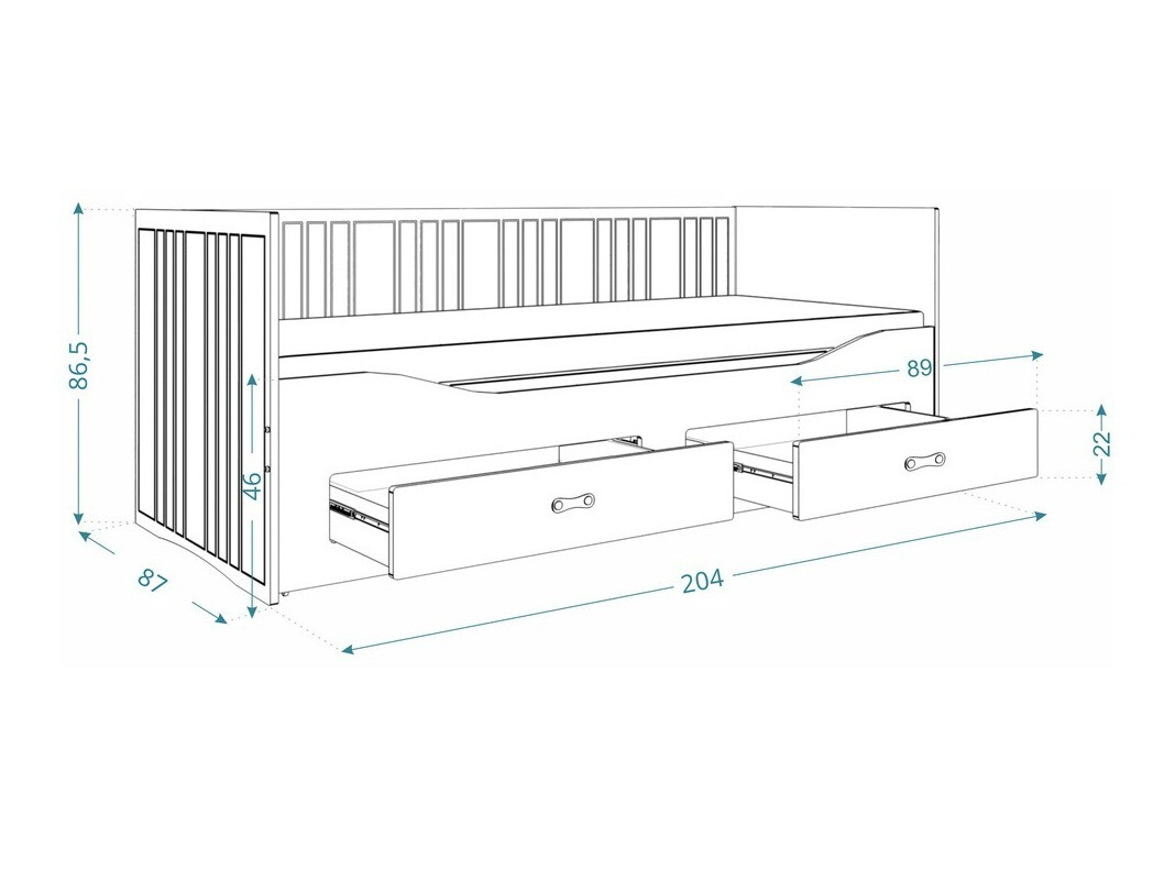 Bed Aurora 158