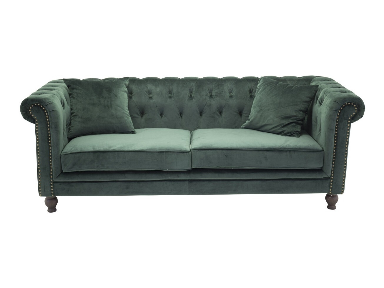 English-style sofa Dallas 255 (Green)