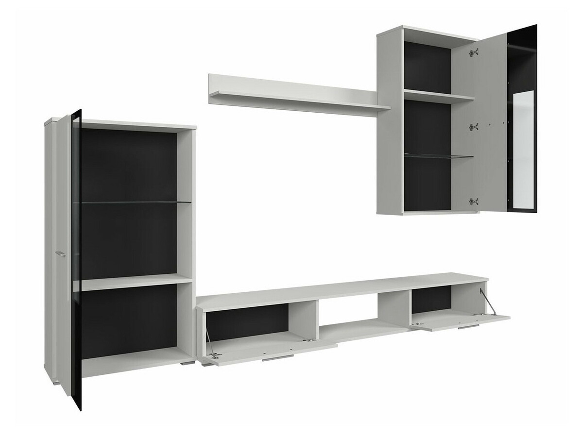 Σετ επίπλων σαλονιού Genio (Άσπρο)