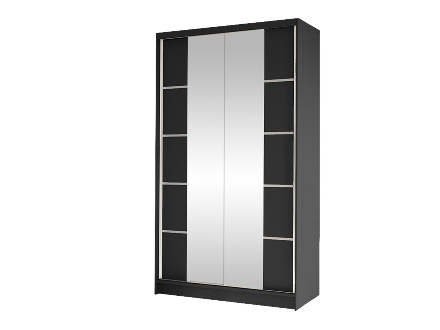 Ντουλάπα Closico Fractor V (Μαύρο)
