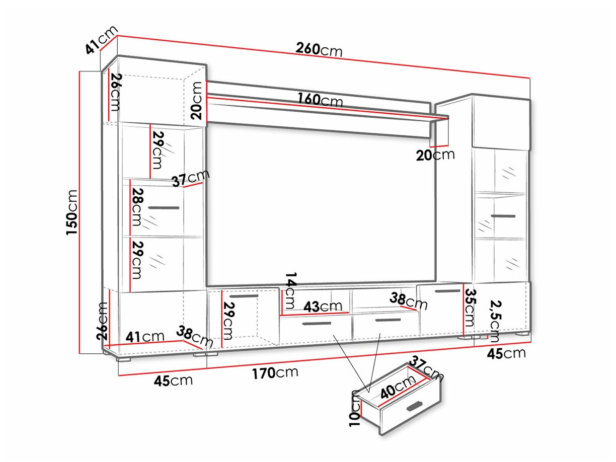 Σετ επίπλων σαλονιού Agnas