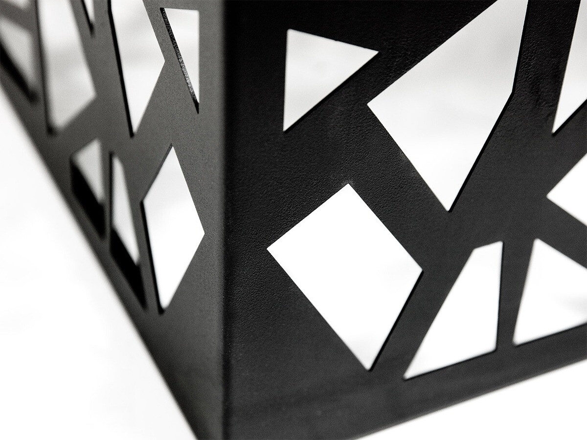 Τραπεζάκι σαλονιού Germantown 102 (Μαύρο ματ + Γυαλιστερό λευκό)