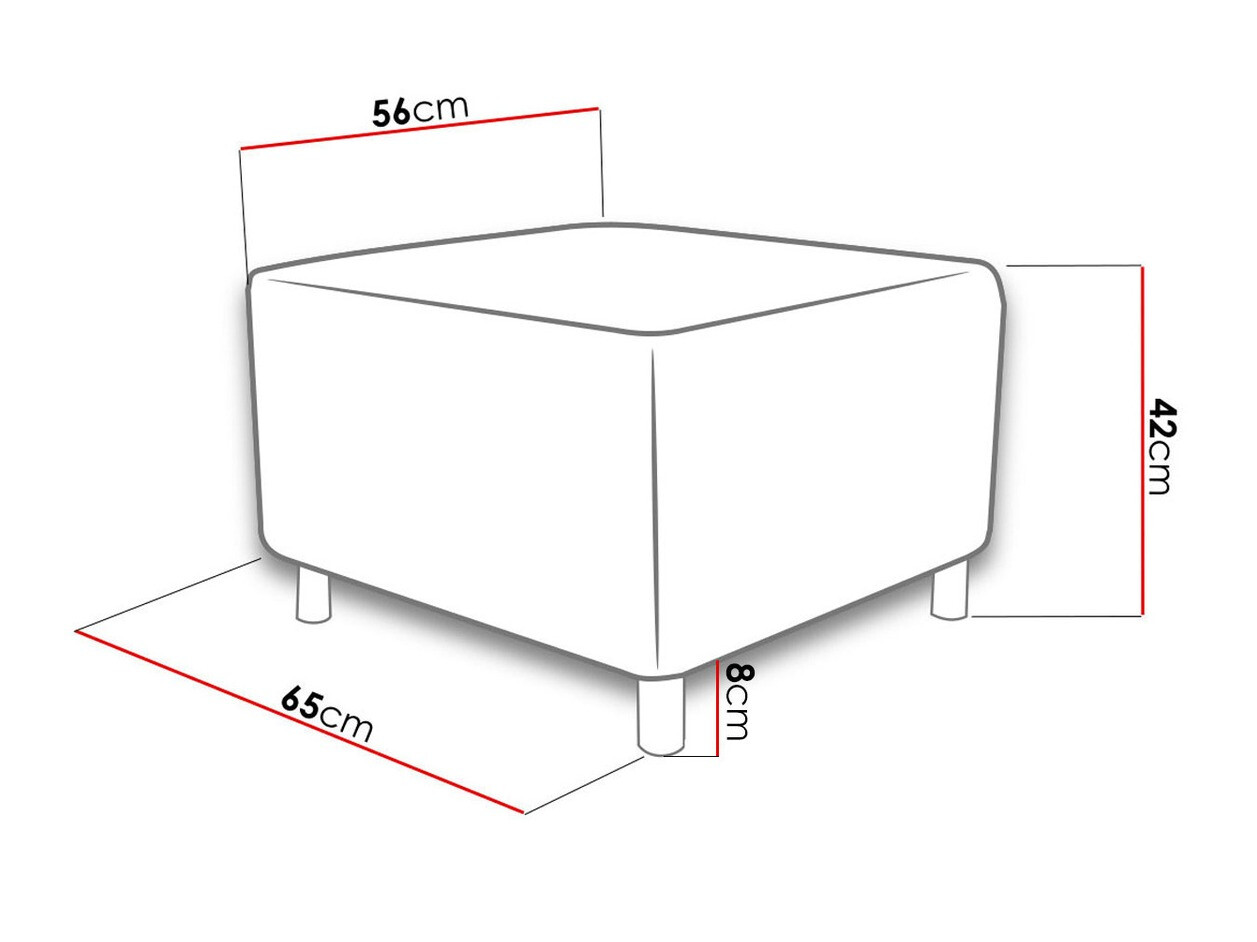 Σκαμπό σαλονιού Comfivo Artes (Lawa 05)