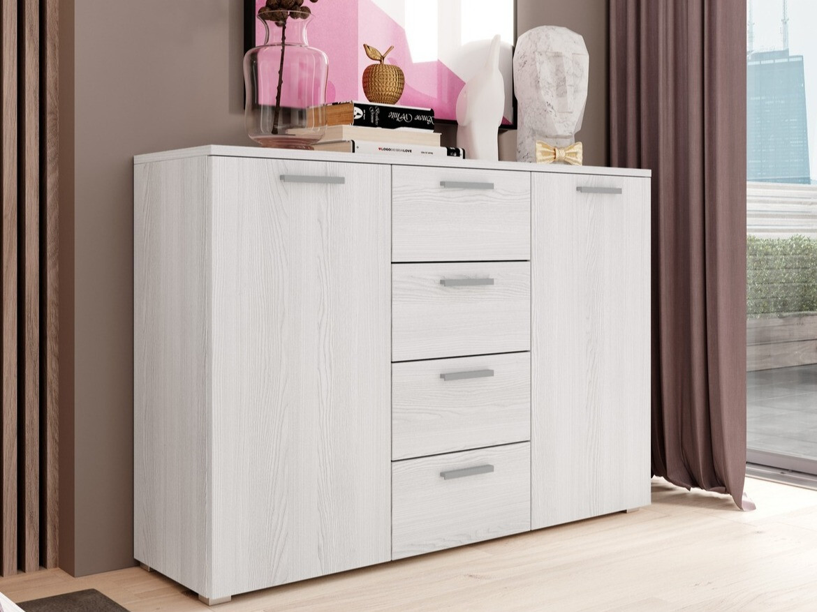 Συρταριέρα Levruvu 108 (Ξεθωριασμένo γκρι)