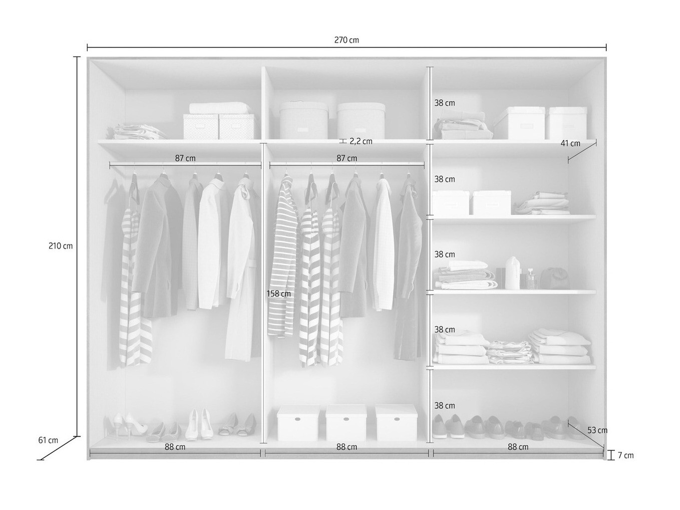 Wardrobe Levruvu 103