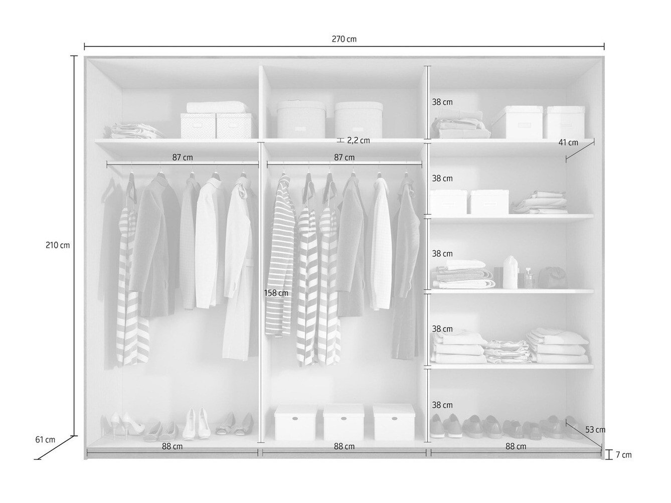 Ντουλάπα Levruvu 112