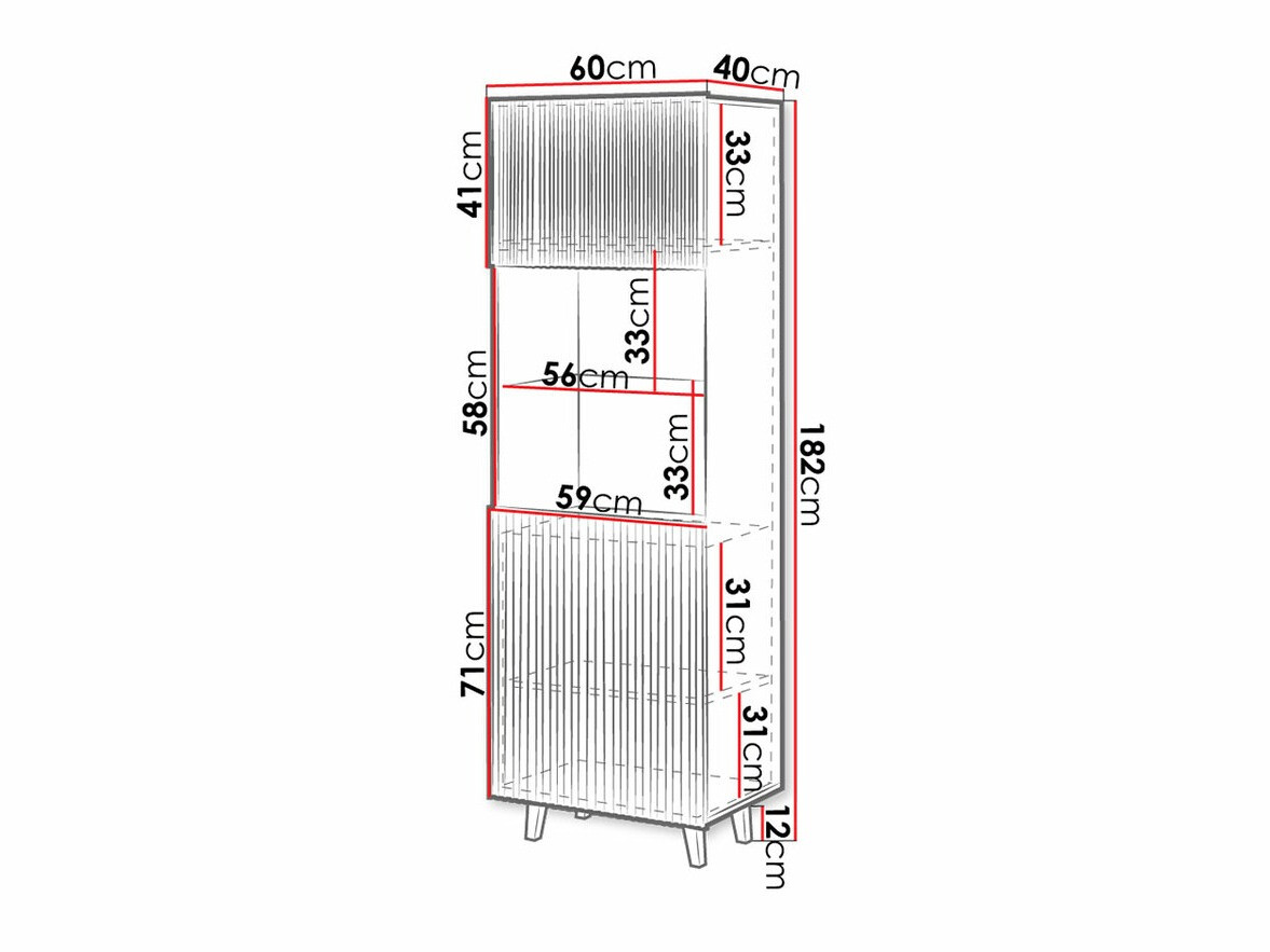 Bookcase Dicto (White + Black)