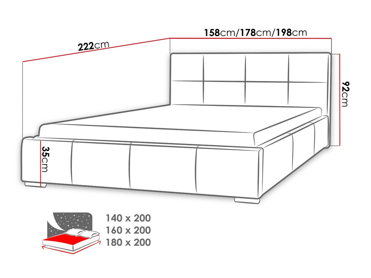 Κρεβάτι Lyra (Soft 020)