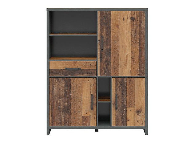 Bookcase Belsera 108 (Brown + Matera grey)