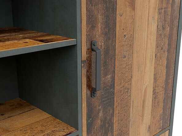 Bookcase Belsera 108 (Brown + Matera grey)