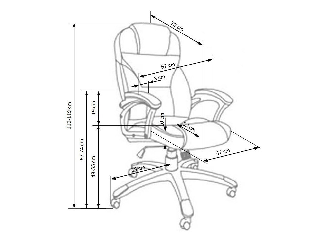 Office chair Houston 1048
