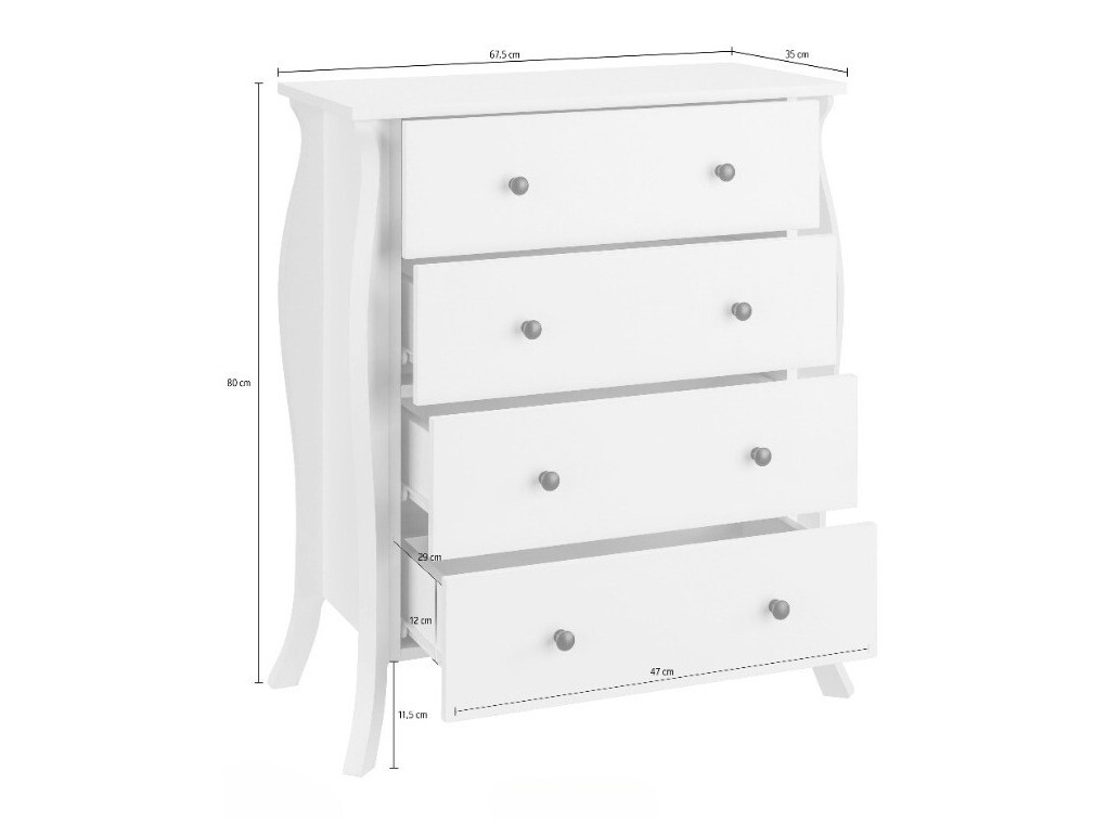 Όρθιο ντουλάπι μπάνιου Ophtole 104 (Γκρι δρυς)