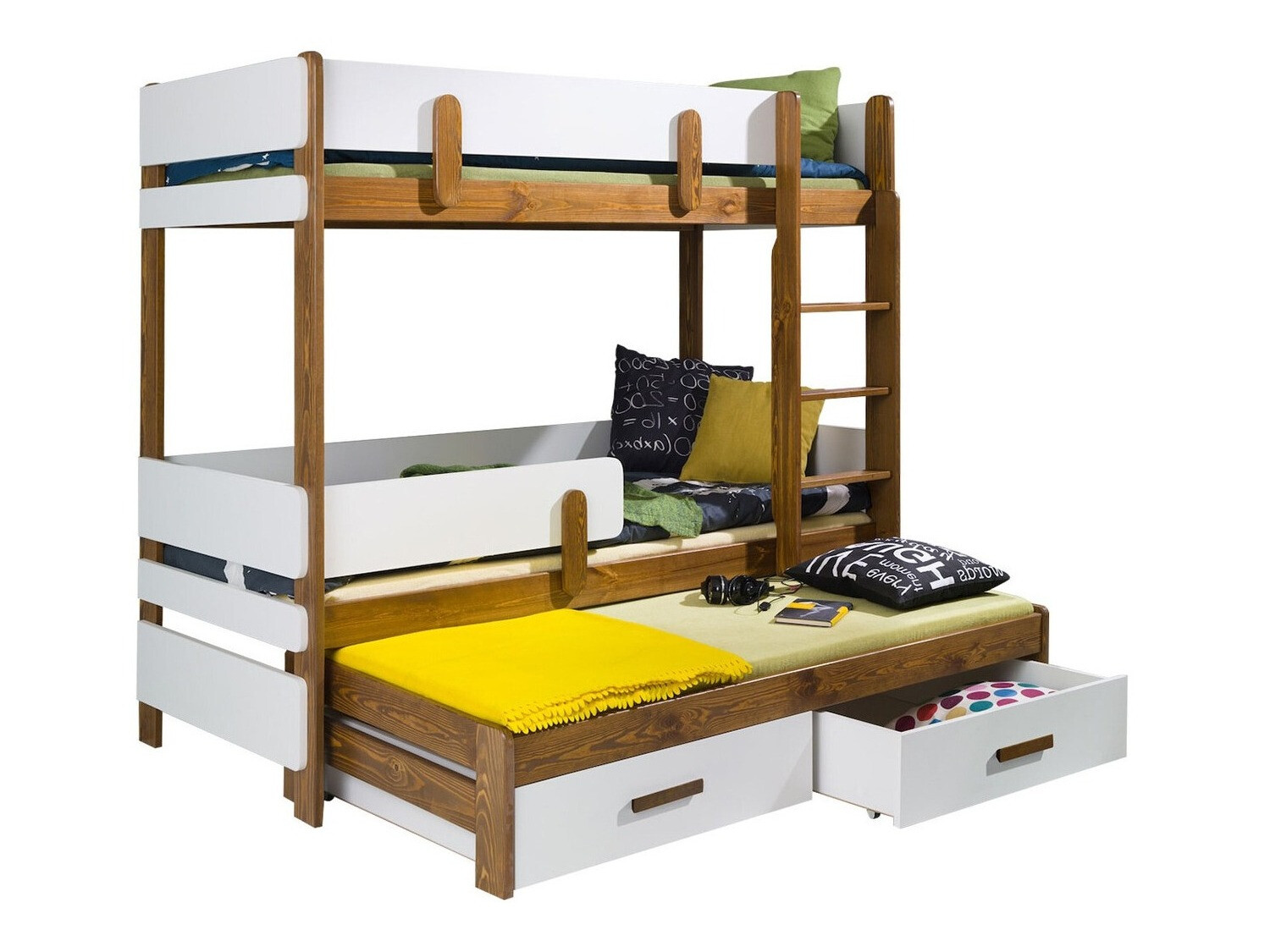 Bunk bed Henderson 145 (White + Oak)