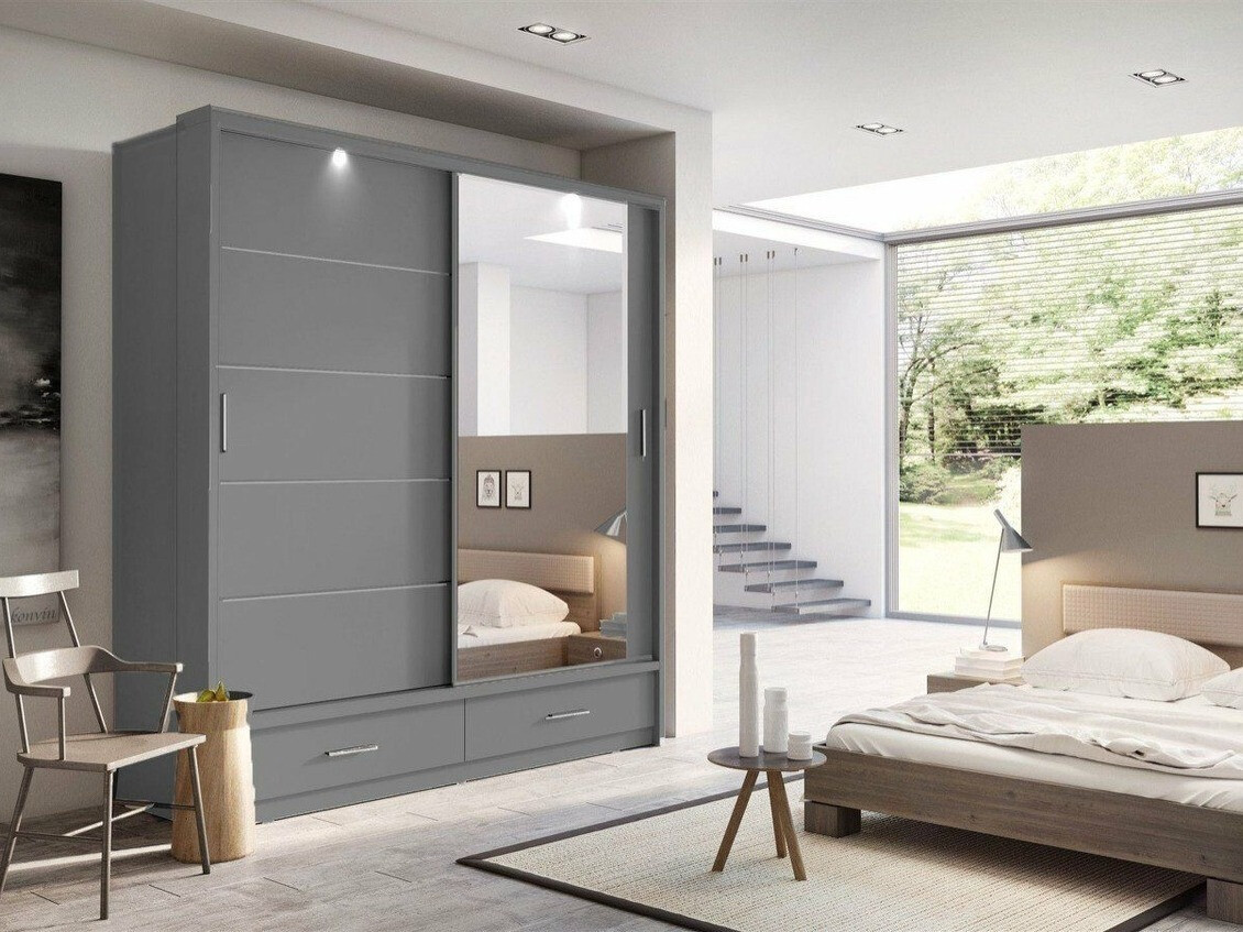 Wardrobe Fresno 104 (Grey)