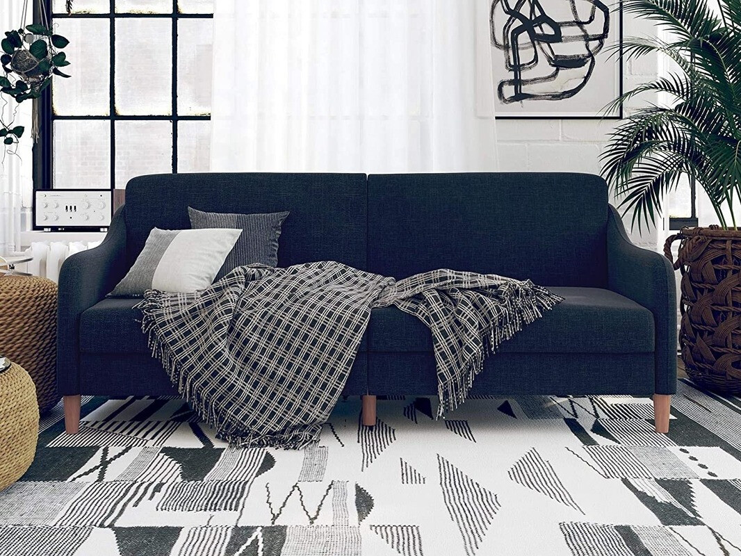 Sofa bed Tulsa 120 (Dark blue)