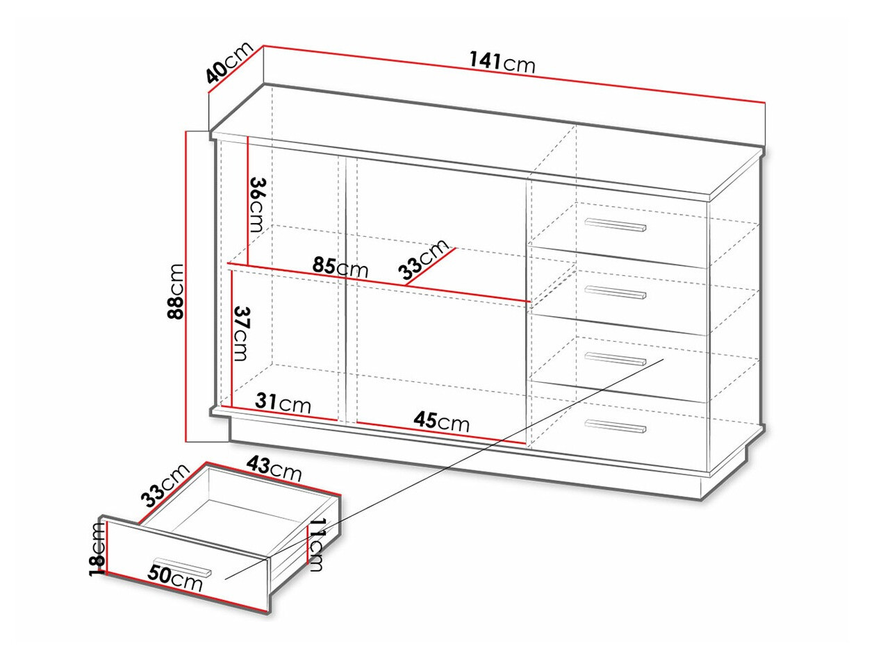 Chest of drawers Tenodeu 105